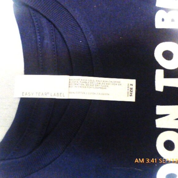 Blue SOON 2 BE A BIG BROTHER Boys T-Shirt SZ 2 by Rabbit Skins Boys T-Shirt - Picture 2 of 3